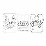Merry, Joy & Cheer Stamp Brush Set - Digital Download