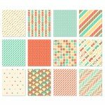 Retro Fresh Designer Series PaperDigital Download