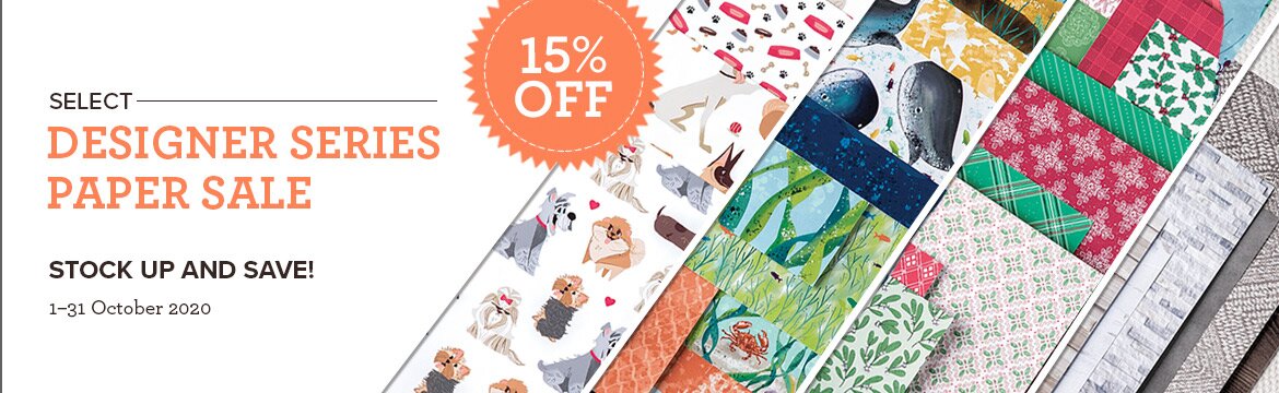 15% off Designer Series Paper Sale